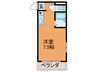 マンション和楽 1Rの間取り