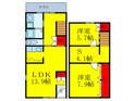 風情ある野江町家の間取図