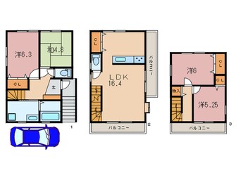 間取図 西宮市松ケ丘町住宅