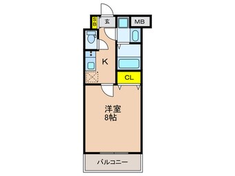 間取図 Clair摩耶
