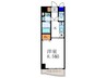 ＰＲＩＭＯＲＥＧＡＬＯ西京極 1Kの間取り
