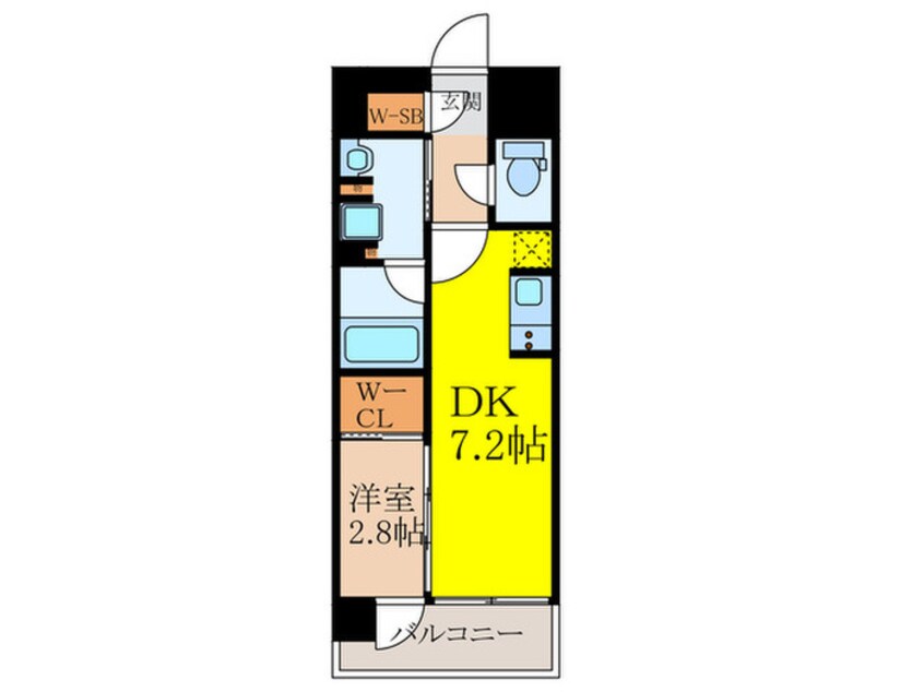 間取図 COMFORIA LIV SHIN OSAKA Q