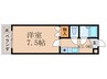 サンパール 1Kの間取り