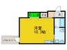 ディアコート宿屋町 1Rの間取り