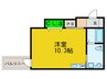 ディアコート宿屋町 1Rの間取り