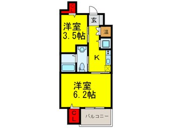 間取図 ディアコート宿屋町