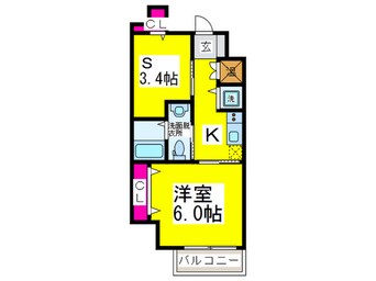 間取図 ディアコート宿屋町