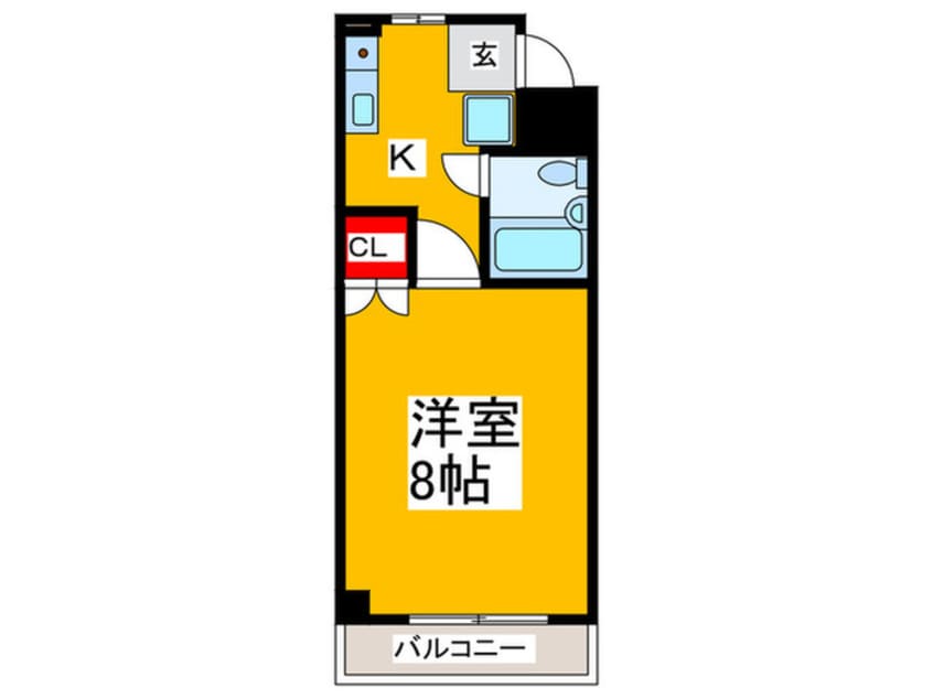 間取図 リバーサイド小車１号棟
