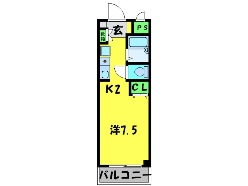 間取図 スプリングコート