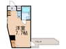 朝日ﾌﾟﾗｻﾞ天王寺東ﾋﾟｴﾀﾃｰﾙ 1Rの間取り
