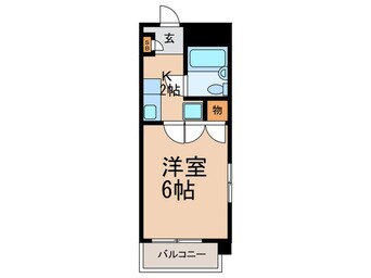 間取図 ﾗｲｵﾝｽﾞﾏﾝｼｮﾝ六甲道（204）