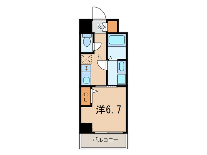 間取図 アリビオ立花Ⅲ