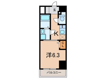 間取図 アリビオ立花Ⅲ