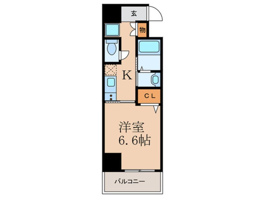 間取図 アリビオ立花Ⅲ