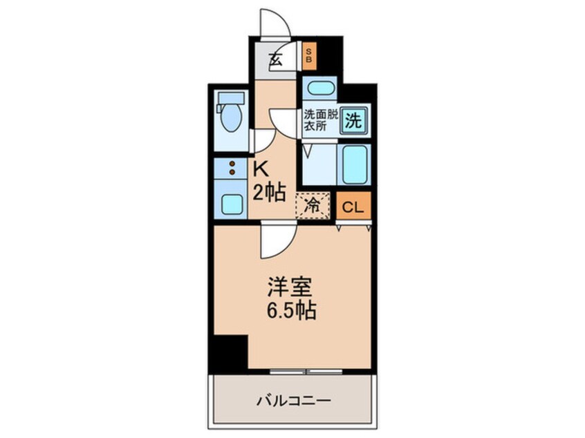 間取図 AｒtizA西長堀