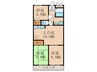 エクセレント林 3LDKの間取り