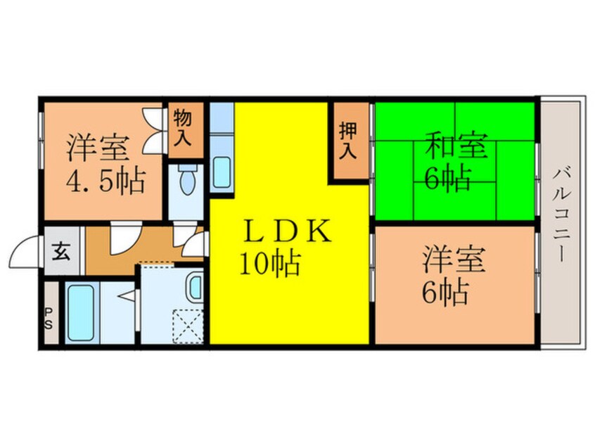 間取図 エクセレント林