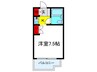 メイト緑地公園 1Kの間取り