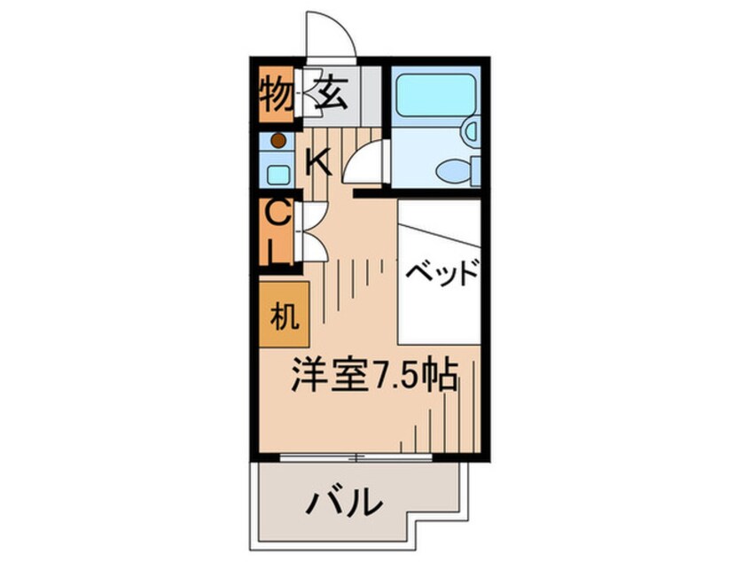 間取図 メイト緑地公園