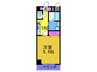 コンフォ－トエヌズ 1Kの間取り
