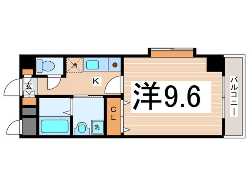 間取図 コンフォ－トエヌズ