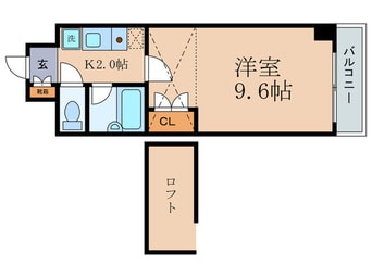 間取図 シャン・ド・フルール竹村