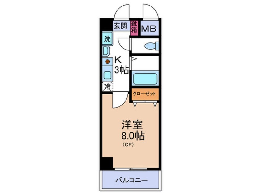 間取図 エクセルハイツ