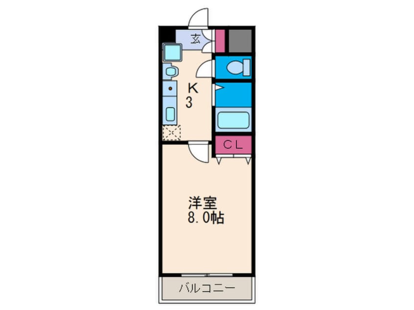 間取図 エクセルハイツ