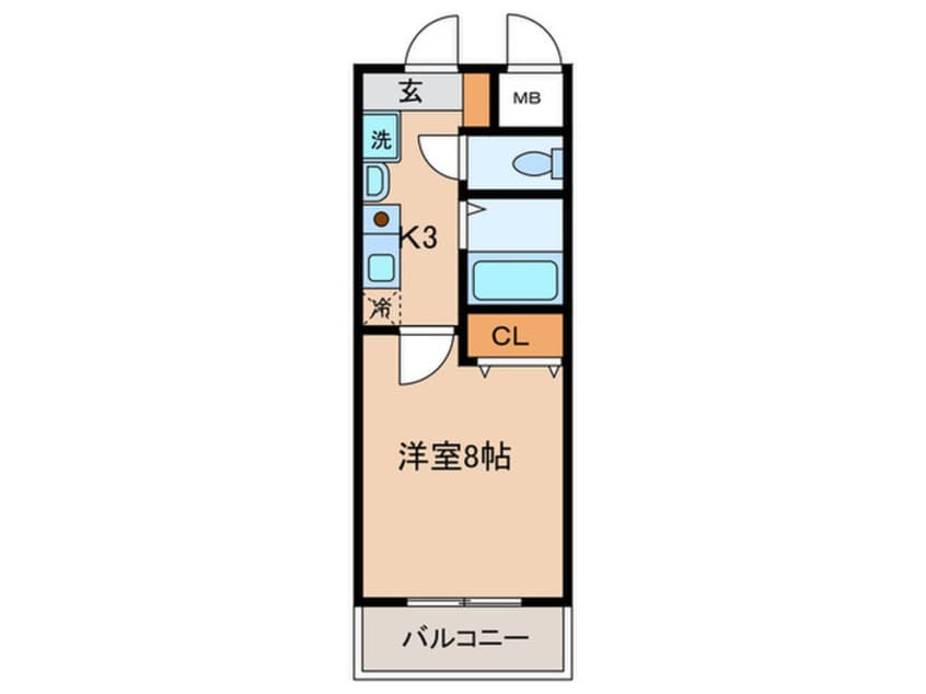 間取図 エクセルハイツ