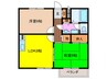 高橋ハイツ 2LDKの間取り