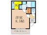ネイクレスト三国本町 1Kの間取り
