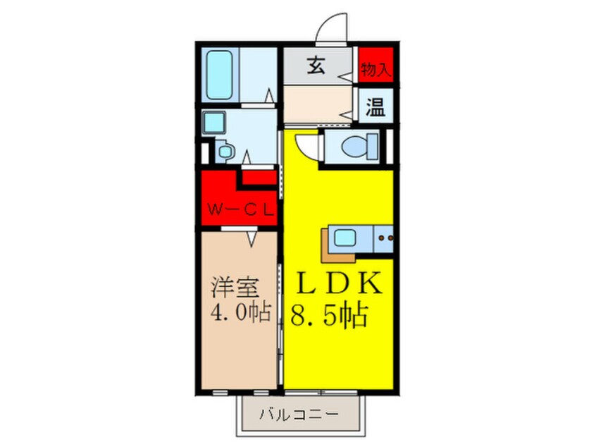 間取図 ジョイフルキューブ