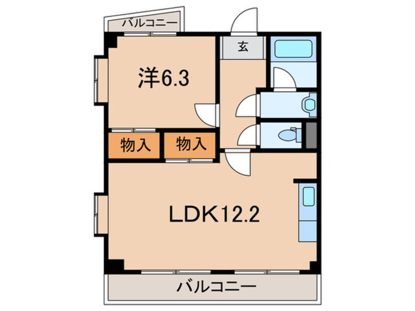 間取図 グランディア篠原本町