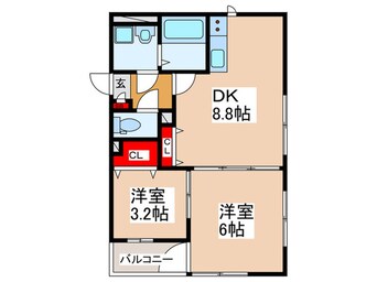 間取図 アーク東久宝寺