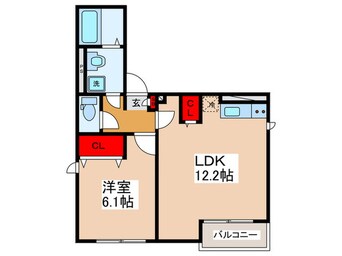 間取図 仮）アーク東久宝寺