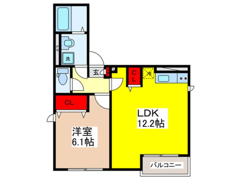 間取図 アーク東久宝寺