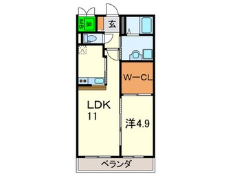 間取図 ドルチェヴィ－タ西宮