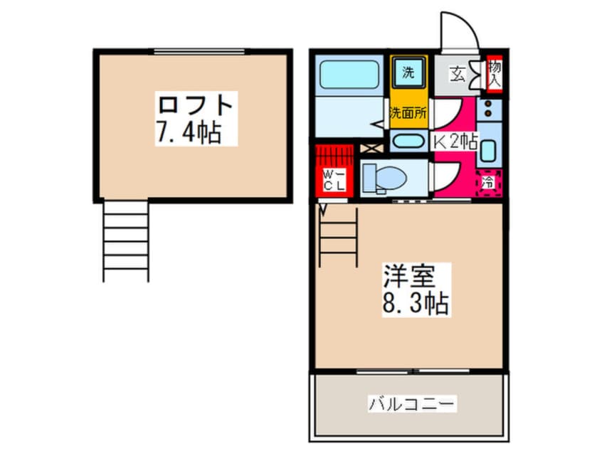 間取図 エムズコート新石切