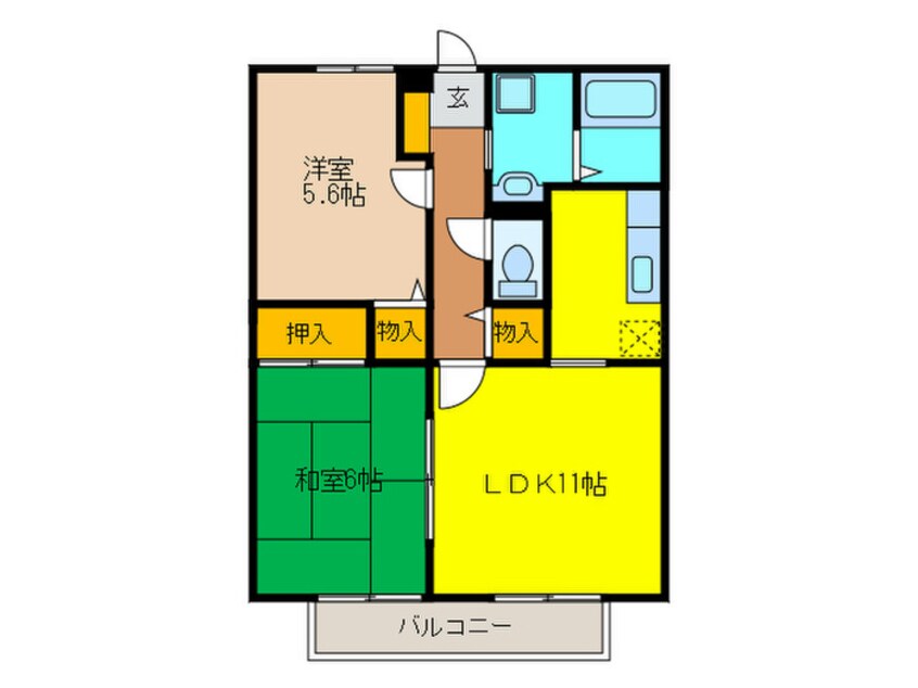 間取図 ピュアニス箕面