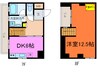 セルフィ－ユ三宮 1DKの間取り
