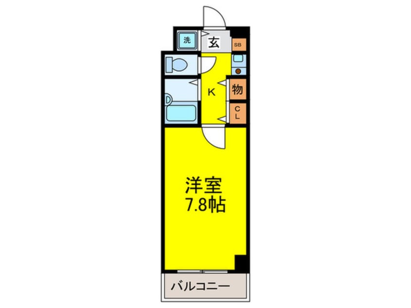 間取図 フロレスコ昭和町