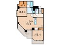 パ－クノヴァ夙川の間取図
