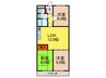 サングレ－スミハマ 3LDKの間取り