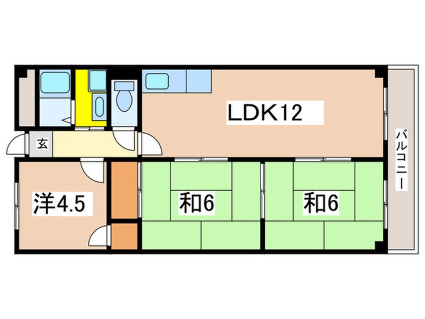 間取図 吉本ハイツ