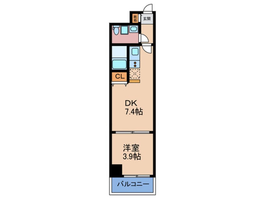 間取図 明成中津ビル