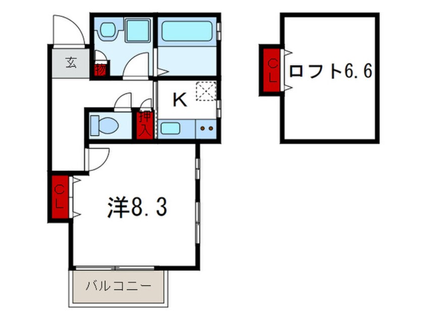 間取図 グランメール雪御所