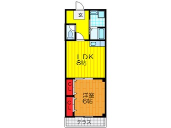 間取図 ヴィラナリ－南寺方