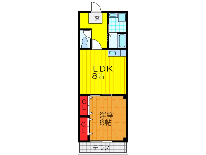 間取図 ヴィラナリ－南寺方