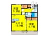 FYJ 2LDKの間取り