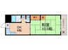 メゾンド白河 1DKの間取り